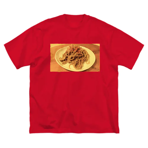 福島の郷土料理 なみえ焼きそば ビッグシルエットTシャツ