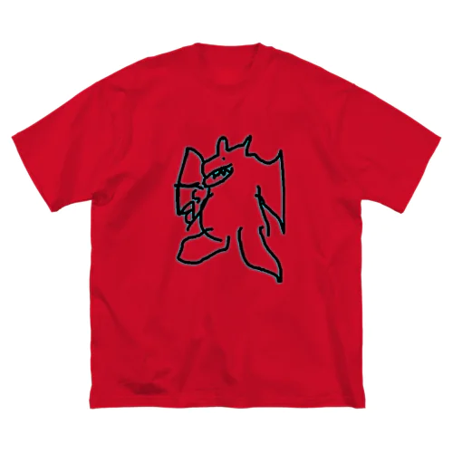 どらごん　黒 Big T-Shirt