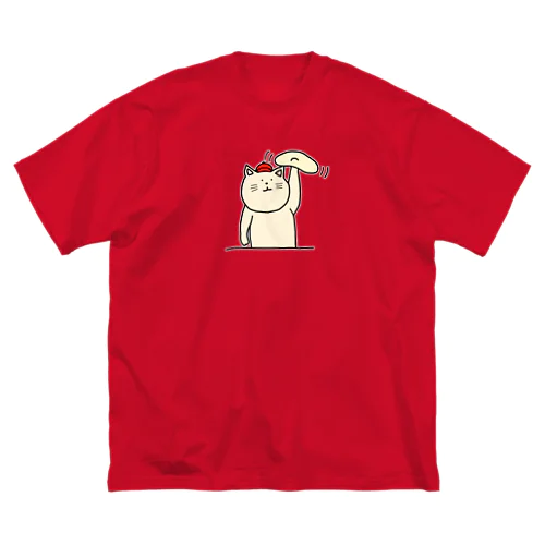 ピザ屋さんねこ ビッグシルエットTシャツ