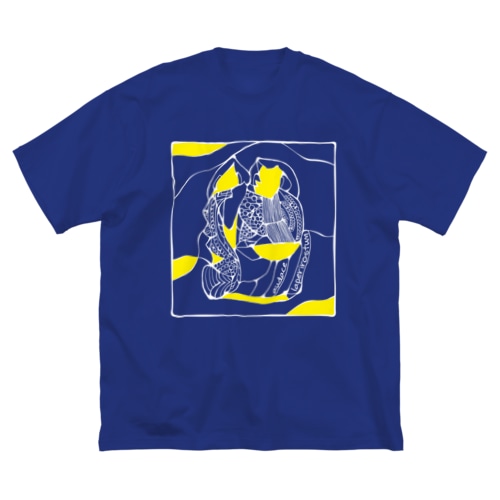 【audace × フクハラアキコ】laperirostum柄 Big T-Shirt
