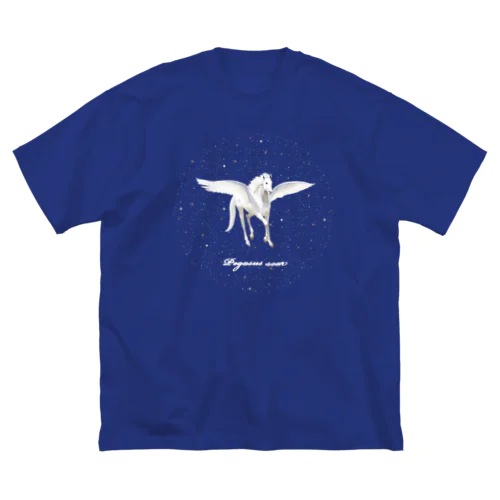 Pegasus soar in the starlight  ビッグシルエットTシャツ