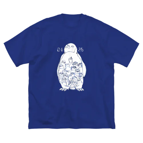 0425-18 Penguins of the World- ビッグシルエットTシャツ