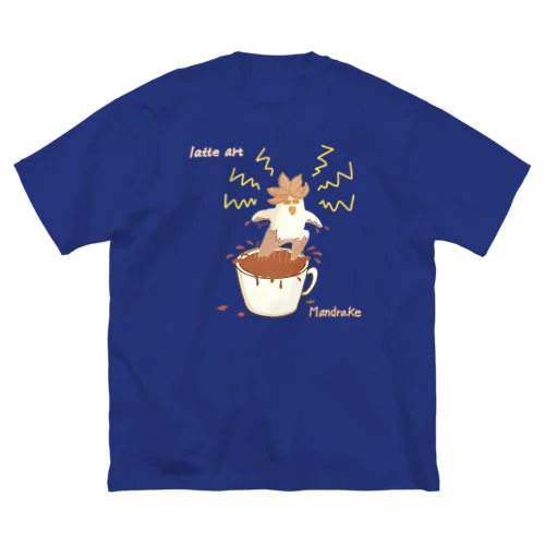 3Dラテアート ビッグシルエットTシャツ