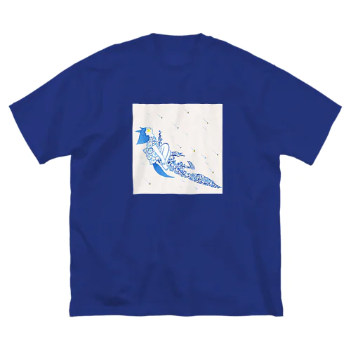 狼 ビッグシルエットTシャツ