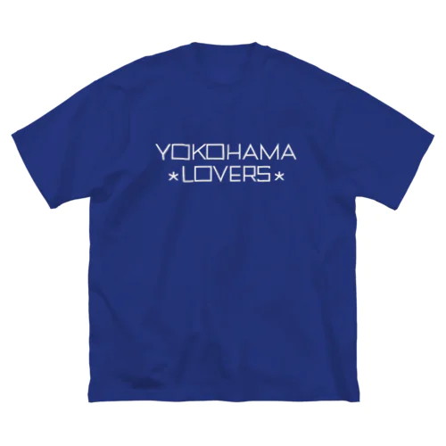 YOKOHAMA LOVERS 2 白文字 Big T-Shirt