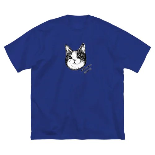 エキセントリックキジシロ猫T ビッグシルエットTシャツ