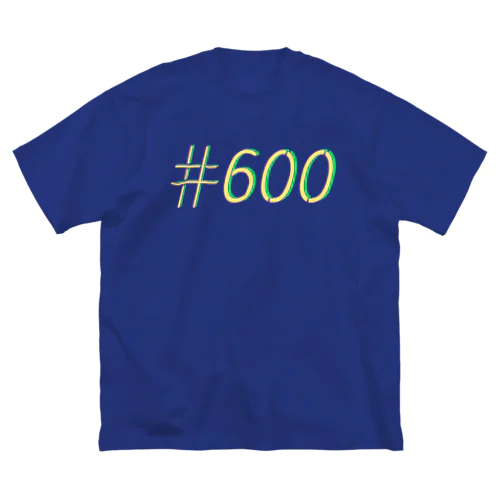 #600 80's ヤスリ番手 ビッグシルエットTシャツ