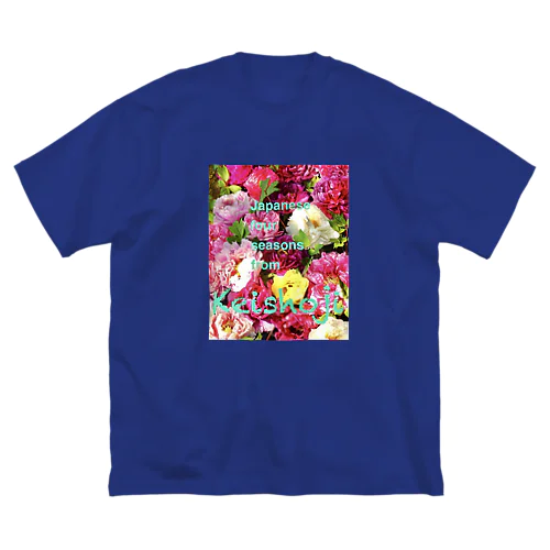 ぼたん Ⅰ〜Japanese four seasons from Keishoji〜 ビッグシルエットTシャツ
