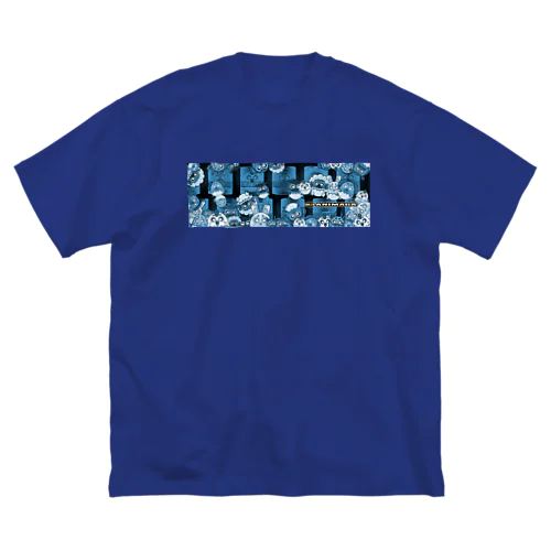 ANIMAGA （ブルー配置） ビッグシルエットTシャツ
