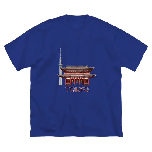 東京 浅草 Big T-Shirt