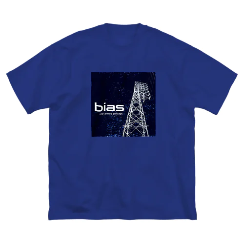 bias(navy) ビッグシルエットTシャツ