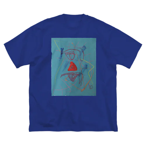 Turquoise ビッグシルエットTシャツ