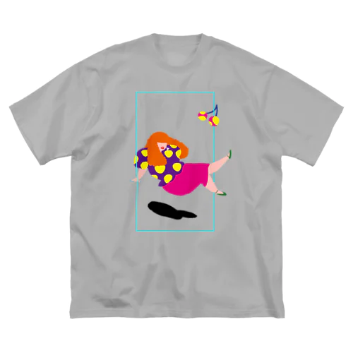 水玉の女04 ビッグシルエットTシャツ