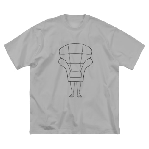 足の生えた椅子 Big T-Shirt