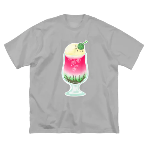 スイカのクリームソーダ Big T-Shirt