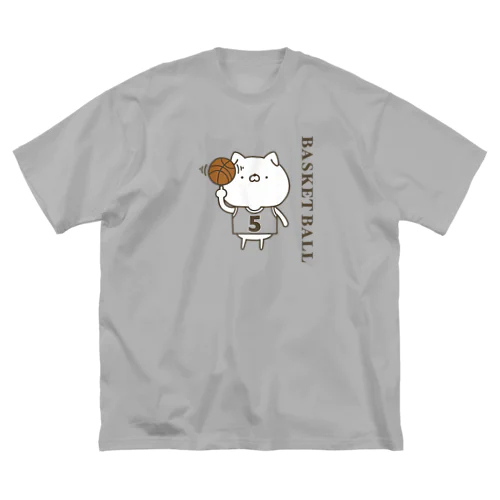 バスケットボール＊チームイヌ5番 ビッグシルエットTシャツ