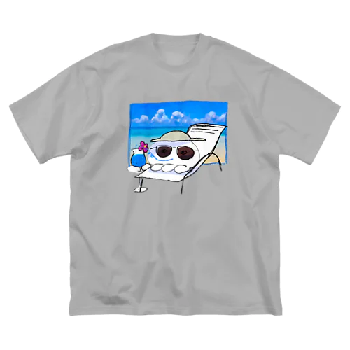 夢のバカンスくらげ ビッグシルエットTシャツ