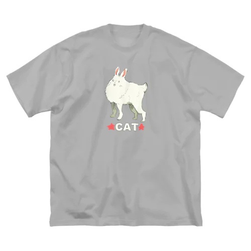 私の足長うさぎさんＴ(Cat) Big T-Shirt