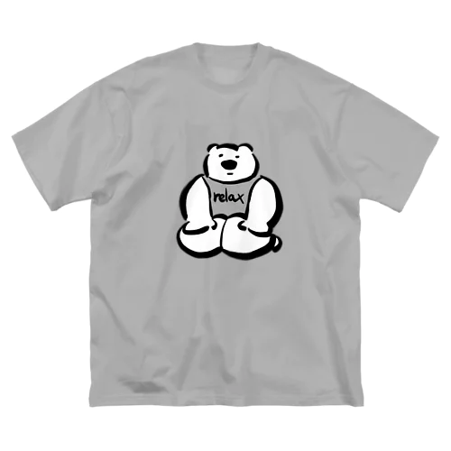 北欧雑貨とかが好きそうな人に刺さるクマ ビッグシルエットTシャツ