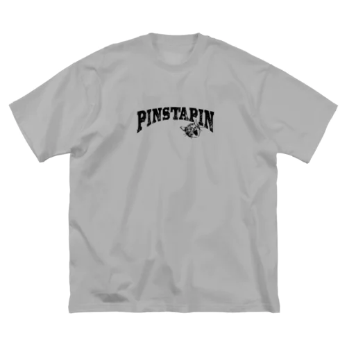 Pinstapin かすれロゴ Big T-Shirt