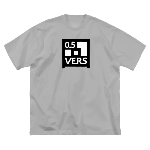 VERS-BLACK ビッグシルエットTシャツ