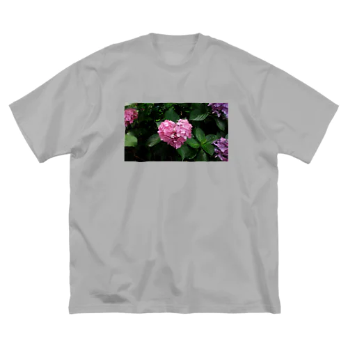 紫陽花 ビッグシルエットTシャツ