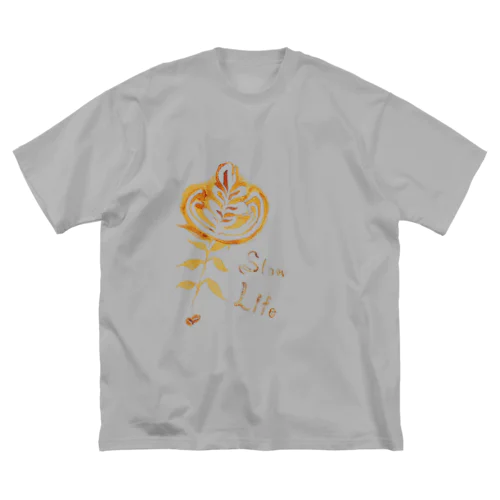 slow life ビッグシルエットTシャツ