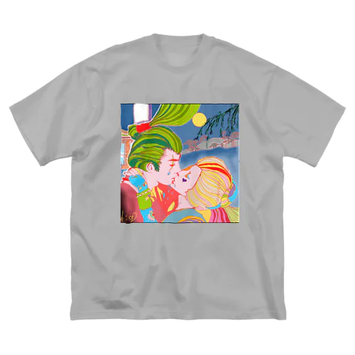 真夜中KISS ビッグシルエットTシャツ