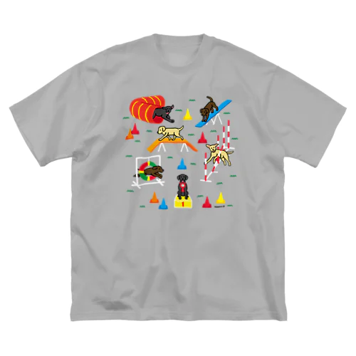 ラブラドールアジリティ Big T-Shirt