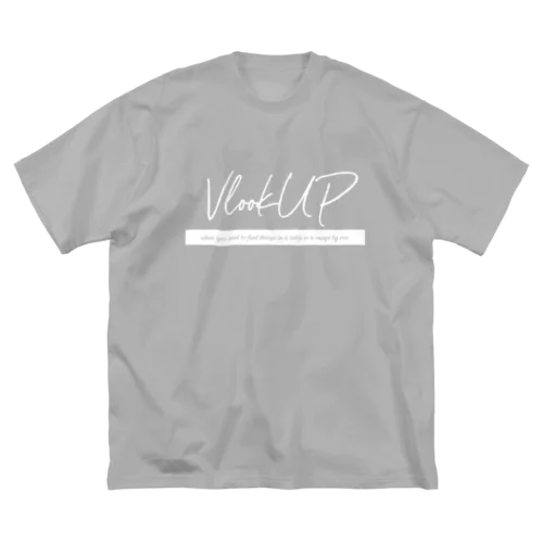 VLOOKUP関数グッズ ビッグシルエットTシャツ