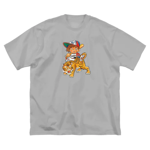 『虎！とら！トラ！』【バッファ君】 ビッグシルエットTシャツ