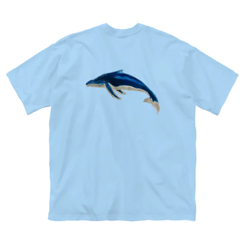 ザトウくじらだよ🐋 ビッグシルエットTシャツ