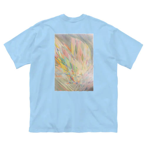 抽象画 ビッグシルエットTシャツ