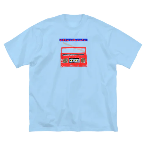 ビッケラヂオセンター　ダブルラジカセ Big T-Shirt