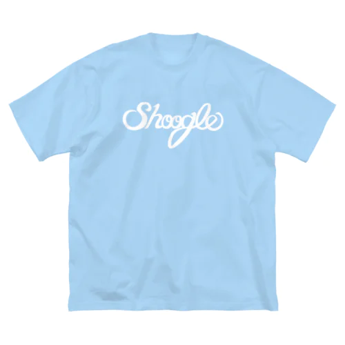 Shoogle(シューグル)ロゴ 白字 ビッグシルエットTシャツ