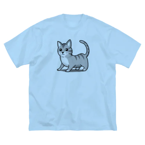 マンチカン 黒 ビッグシルエットTシャツ