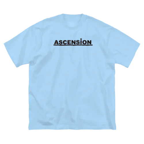 アセンション（ASCENSION）黒文字 Big T-Shirt