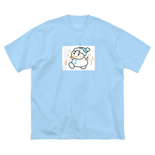 元気な雪だるまくん ビッグシルエットTシャツ