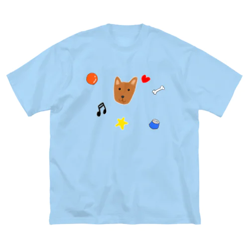 Happy DOG LIFE♪ ビッグシルエットTシャツ