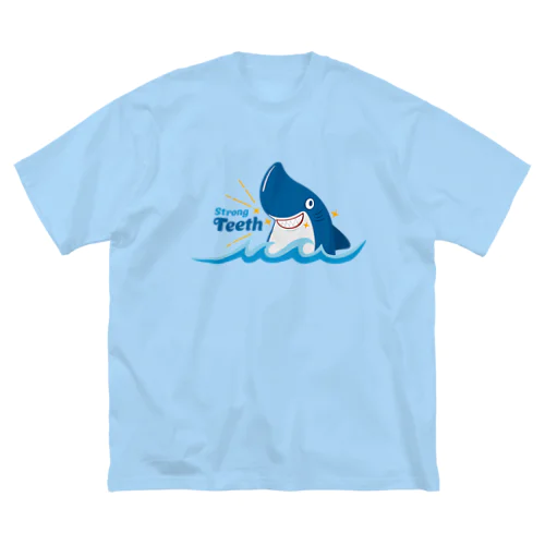 サメの強い歯 ビッグシルエットTシャツ