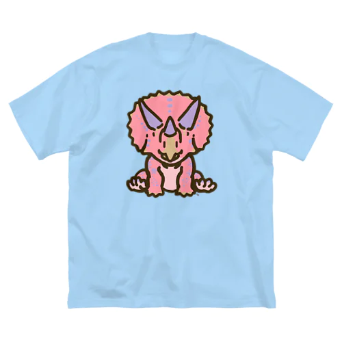 ホリドゥスちゃん（ゆるトリケラトプス ） ビッグシルエットTシャツ