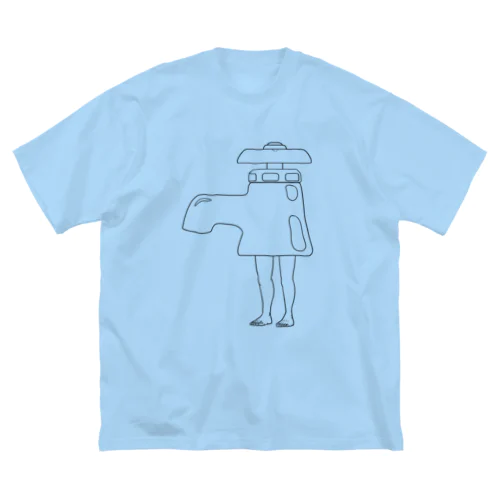 足の生えた蛇口 Big T-Shirt