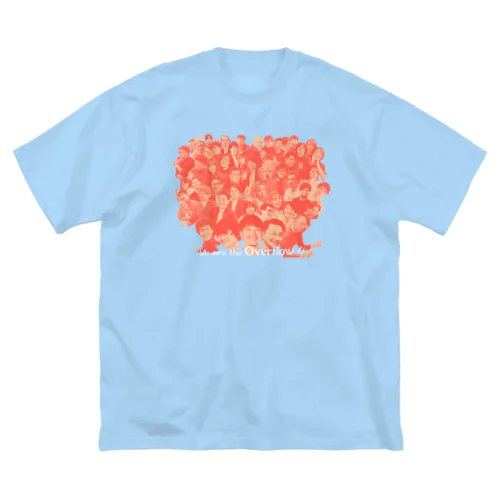 overflow 6th Anniversary (Orange) ビッグシルエットTシャツ