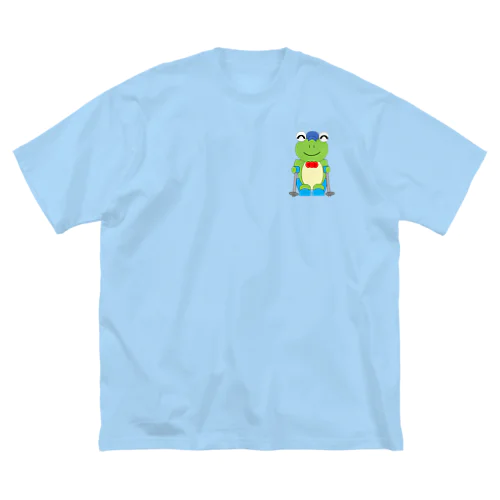 スキーとかえるさん Big T-Shirt