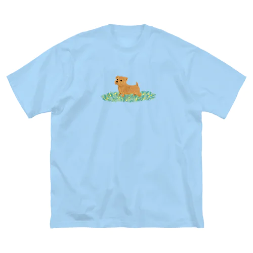 ノーフォークテリア ビッグシルエットTシャツ