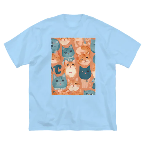 少し不思議なねこのアート Big T-Shirt