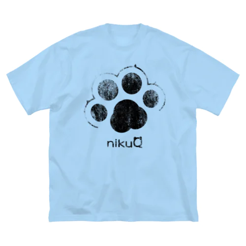 肉球をモチーフにしたオリジナルブランド「nikuQ」（猫タイプ）です ビッグシルエットTシャツ