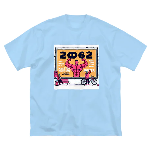 【2062】アート ビッグシルエットTシャツ