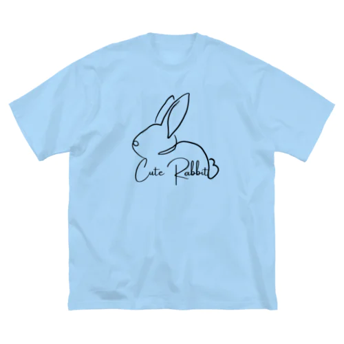 Cute Rabbit ビッグシルエットTシャツ