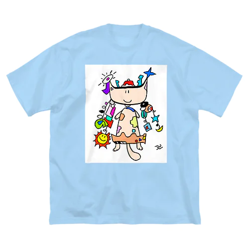 にゃんが選ぶ気まぐれバカンス必須アイテム2024 Big T-Shirt